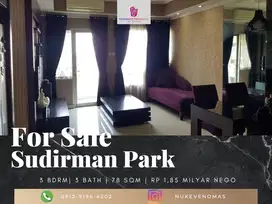 Dijual Apartemen Sudirman Park 3 Bedroom Furnished Middle Floor