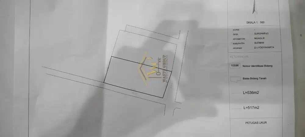 TANAH LUAS 536 M2 DI LOKASI PREMIUM DEKAT POM BENSIN UII JAKAL