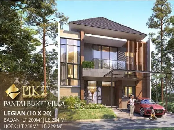 Dijual Rumah Cluster Pantai Bukit Villa uk 10x20 Badan Hadap Selatan