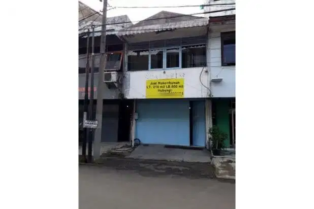 Jual Ruko Luas Cikawao Bandung. Tengah kota. Multi fungsi. Ngantong.