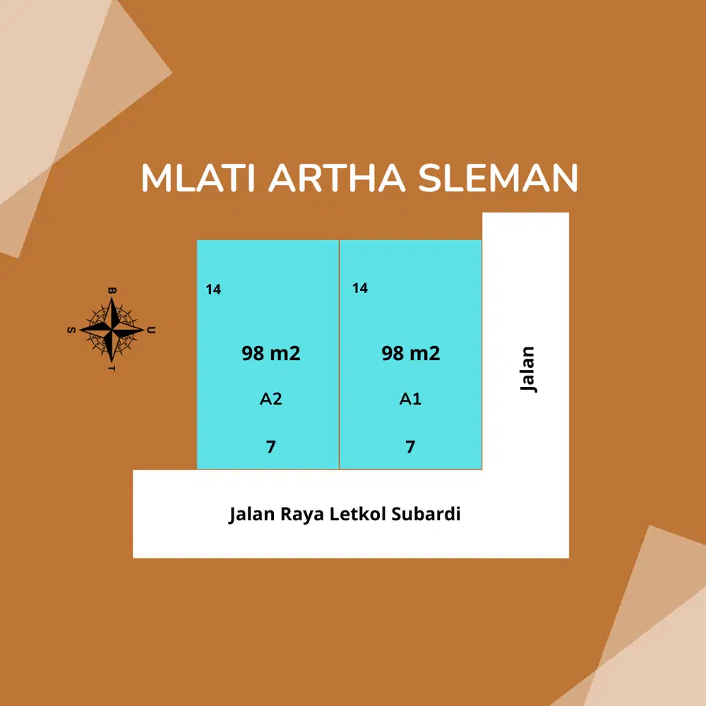 Tanah SHMP Sleman Cocok Bangun Usaha di Jalan Utama