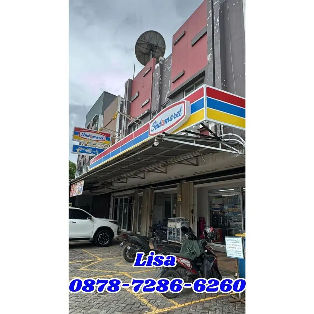 TERMURAH DIPASARNYA 4MAN 4,5x12 RUKO GANDENG BEKAS INDOMARET