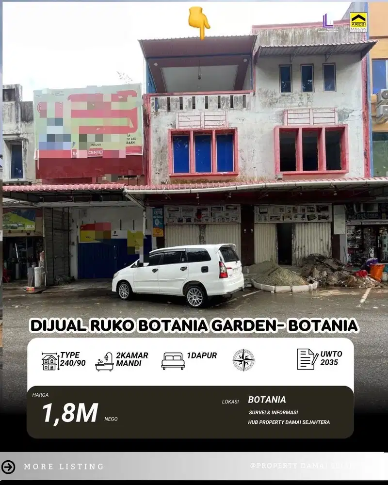 Ruko Botania !! Dijual cepat
