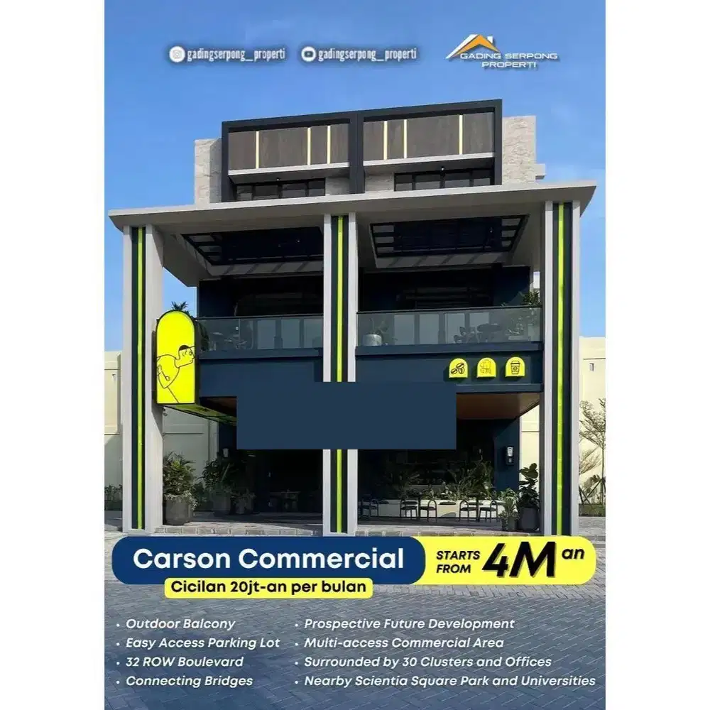 Promo Discount Cuci Gudang Potongan 5% segera Siap pakai Ruko Carson