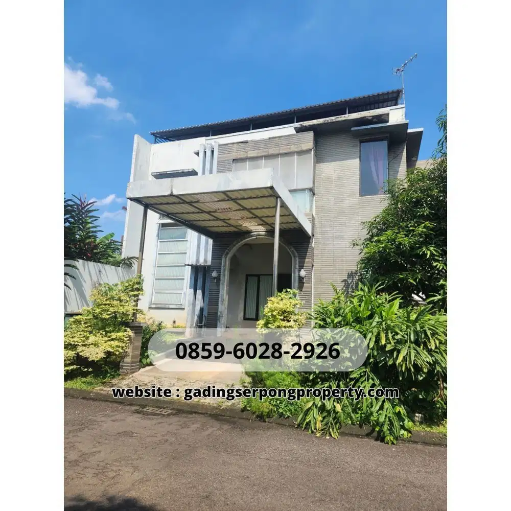 Rumah Hoek The Icon BSD – LT 202 / LB 140, 5KT, 3KM, Harga Termurah