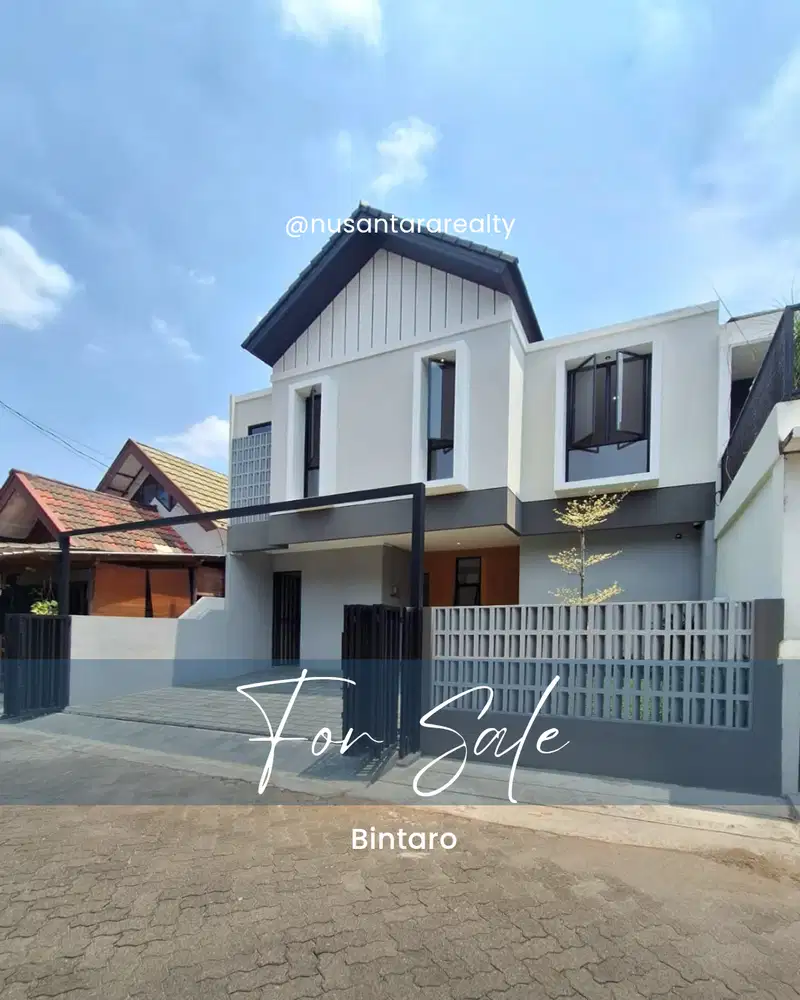 Rumah Brand New Bintaro Area Tenang Jalan Lebar