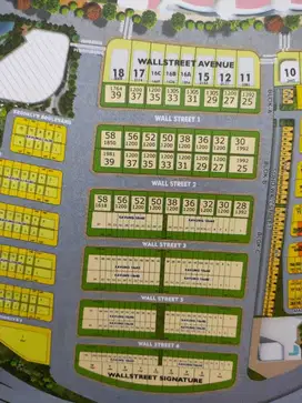 DIJUAL KAVLING KOMERSIAL BIG BOX WALLSTREET 400m JARANG ADA TERMURAH