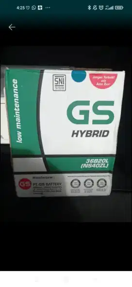 Accu GS Hybrid, buat sigra, cayla, xenia, avanza, expander dll