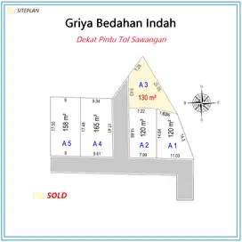 20 menit The Park Sawangan Tanah Kavling Strategis Free SHM