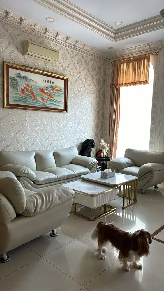 DIJUAL RUMAH PIK 2.5 LANTAI CLUSTER WALET UK 7x25 FULL FURNISH TERAWAT
