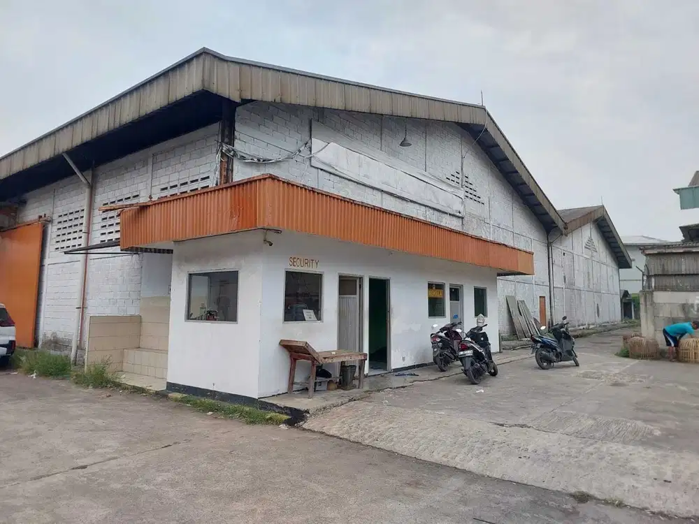 DIJUAL Bangunan Ex Pabrik & Gudang Siap Pakai di Sukadamai, Cikupa