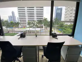 Sewa Kantor Unit Furnished untuk 5 Pax WTC Sudirman Dekat MRT Benhil