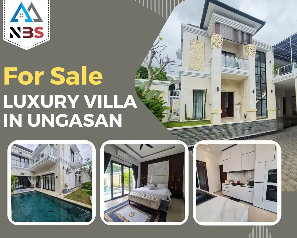 FOR SALE LUXURY MODERN VILLA IN UNGASAN, KUTA SELATAN