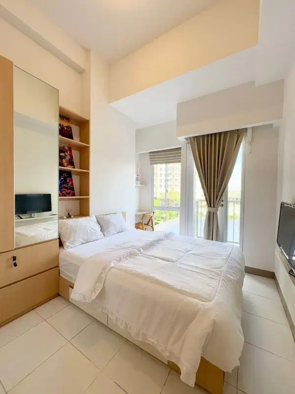 DISEWAKAN APARTEMEN TOKYO RIVERSIDE PIK 2 STUDIO FURNISH FREE WIFI