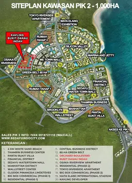 Dijual Cepat Kavling Residence Ekslusif di Pik 2 - Pantai Indah kapuk