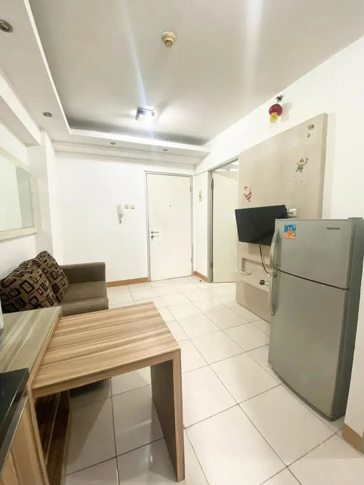 Apartemen green bay 2 kamar tidur full furnish siap huni harga nego!