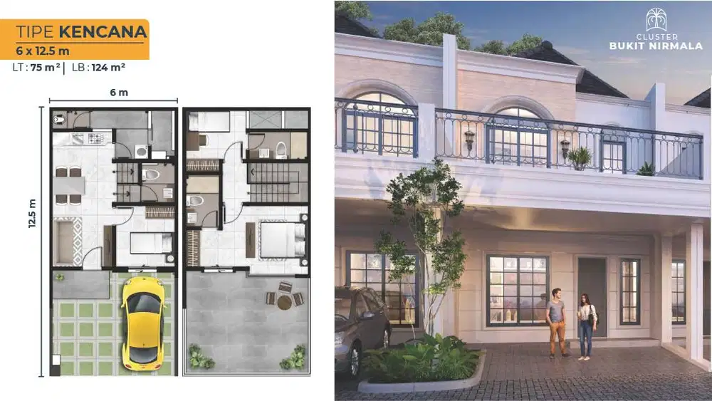 JUAL RUMAH MEWAH BUKIT NIRMALA PIK 2 UK 6x12.5 FREE PPN 5 MENIT KE TOL