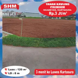 Tanah Premium, 4 mnit ke Perum.Elite Fajar Indah, 10 mnit GOR Manahan