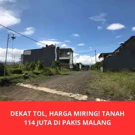 TANAH 3 MENIT EXIT TOL PAKIS MALANG AREA BANDARA