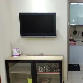 Apart 2 BR,renov,view Pool,lantai rendah,Kelapa Gading