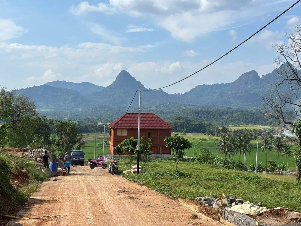 Kavling Bogor Timur Harga Terjangkau,View Menakjubkan Pegunungan,sawah
