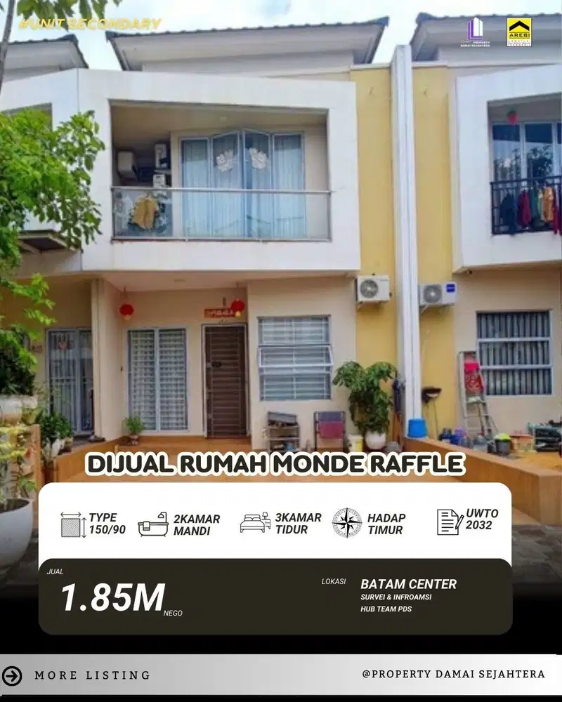 Monde Residence ! Dijual cepat
