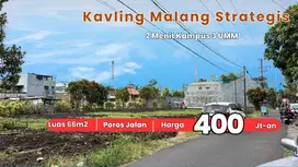 Tanah Kavling Lokasi Di Sengkaling dekat dengan Unisma dan UMM