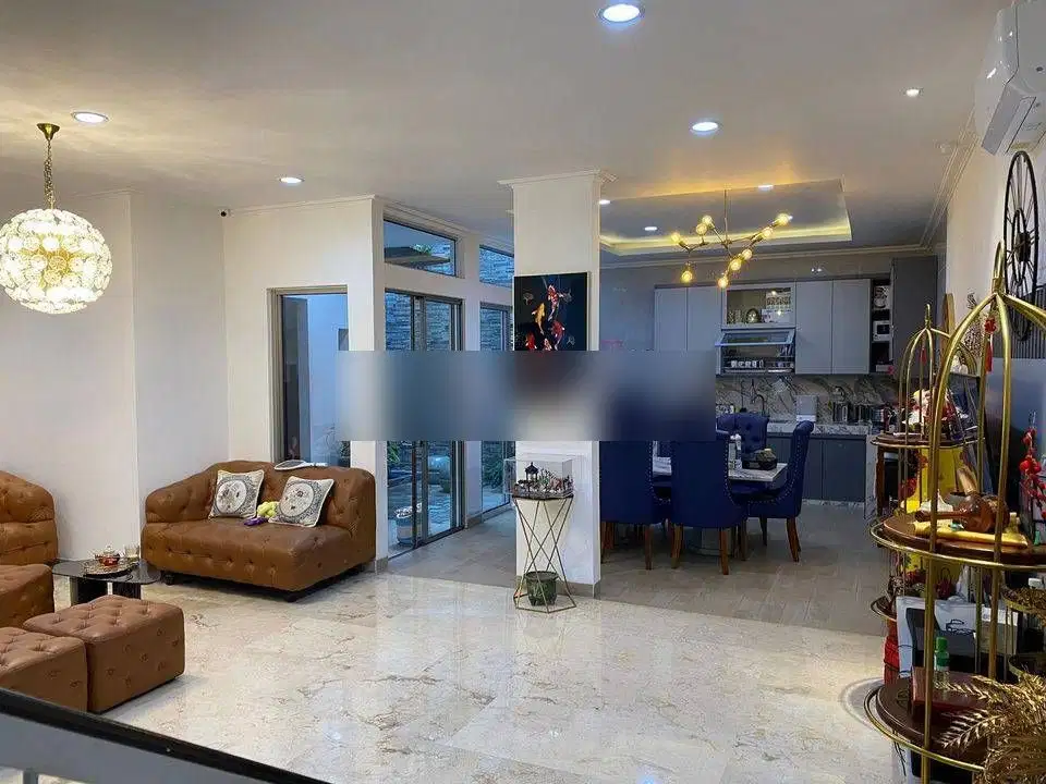 Dijual Cepat Rumah Golf Island Pik 8x20 Furnish Bagus