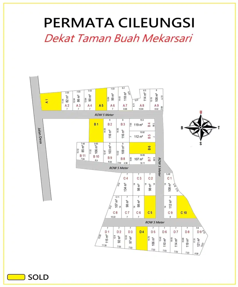 12x Cicilan Tanah Kavling Murah Free SHM Dekat Taman Buah Mekasari