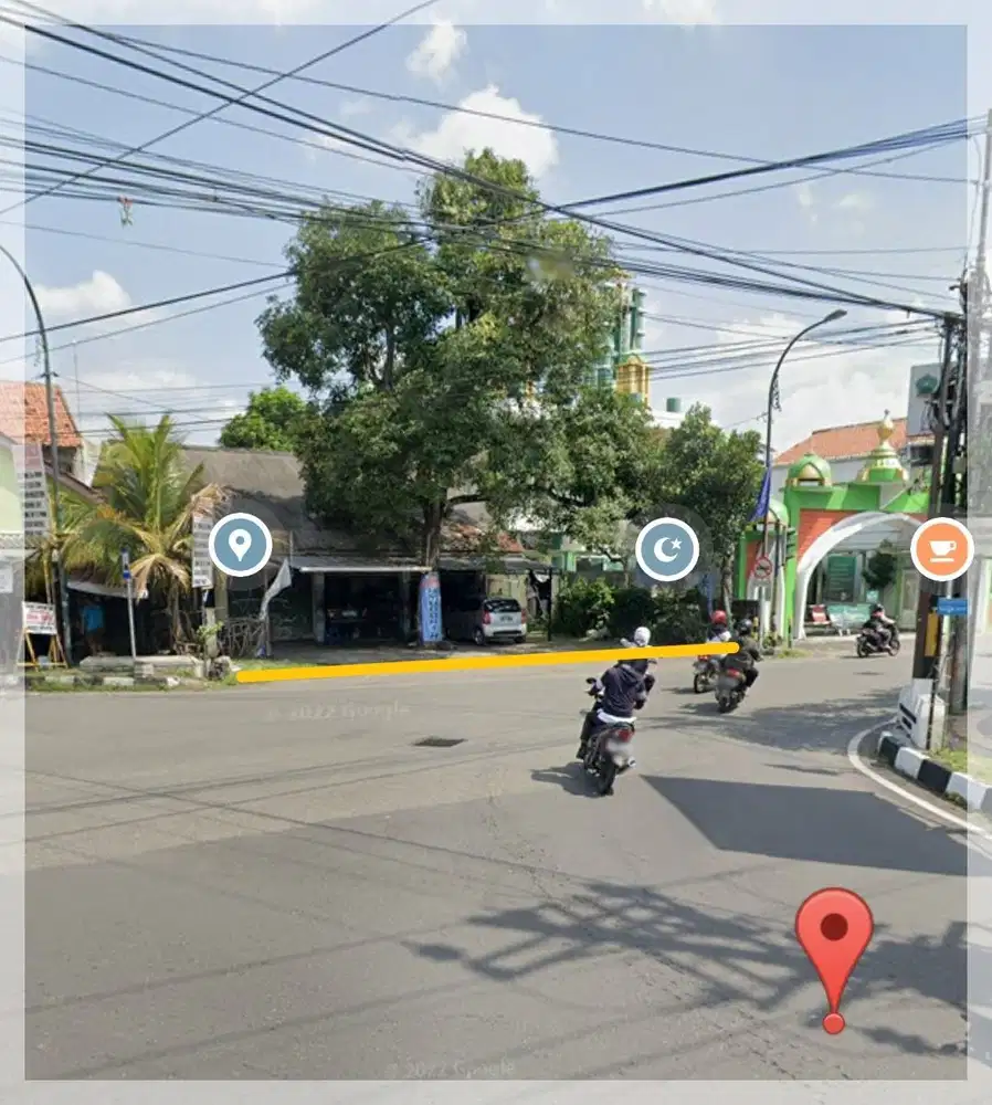 TANAH LUAS, DI UMBULHARJO SLEMAN, DEKAT GEMBIRA LOKA