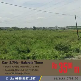 Jual termurah tanah kawasan industri balaraja bisa pabrik gudang