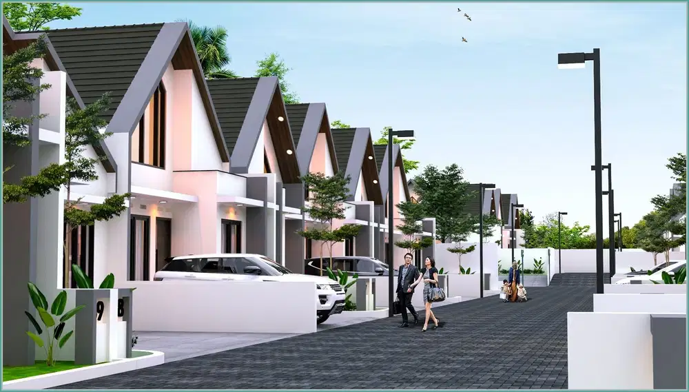 Rumah Murah Sleman Dekat Kampus UMY One Gate System Nuansa Villa