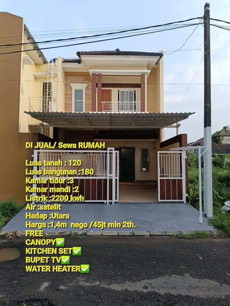 Termurah Rumah 2 lantai Citra Raya Tangerang 1.4M nego