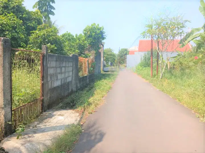 Tanah Ciomas Lingkungan Nyaman 4 Menit Jl. Raya Laladon