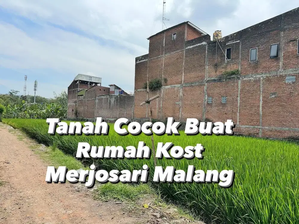 Dijual Cepat Tanah Bagus Bangun Rumah Kost dekat Taman dan UIN Malang