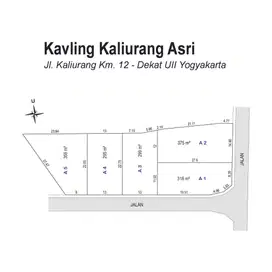 Dekat dari SPBU UII; Tanah Kaliurang Asri Cocok Bangun Kos-kos an