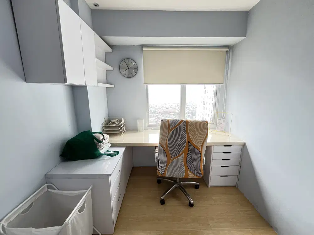 Terbatas! 2BR Renov 1BR Furnished Ruang Kerja Apartemen Bassura City