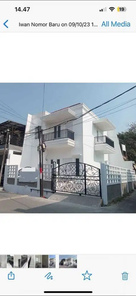 Rumah baru di kavling dki pondok kelapa Jakarta Timur