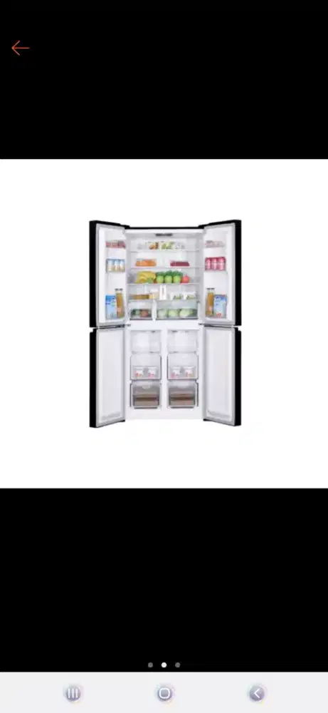 Dijual kulkas Sharp 4 pintu door