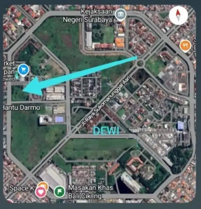 Tanah Kavling Di Darmo Harapan Surabaya Murah Lokasi Strategis