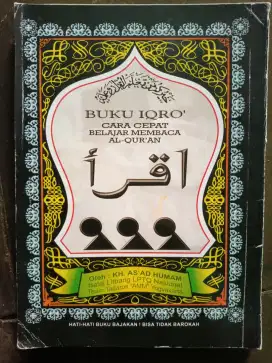 Belajar iqro dari awal.