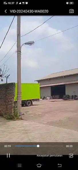 Gudang Luas 3300 m2 Di Tegal Gede Dekat Tol Cikarang