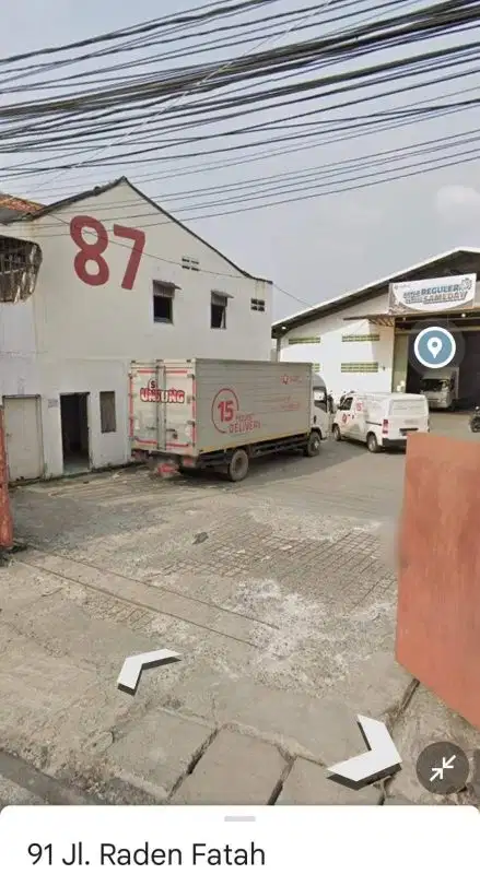 Di Jual Tanah dan Bangunan di jln Raden Fatah Ciledug Tangerang Kota