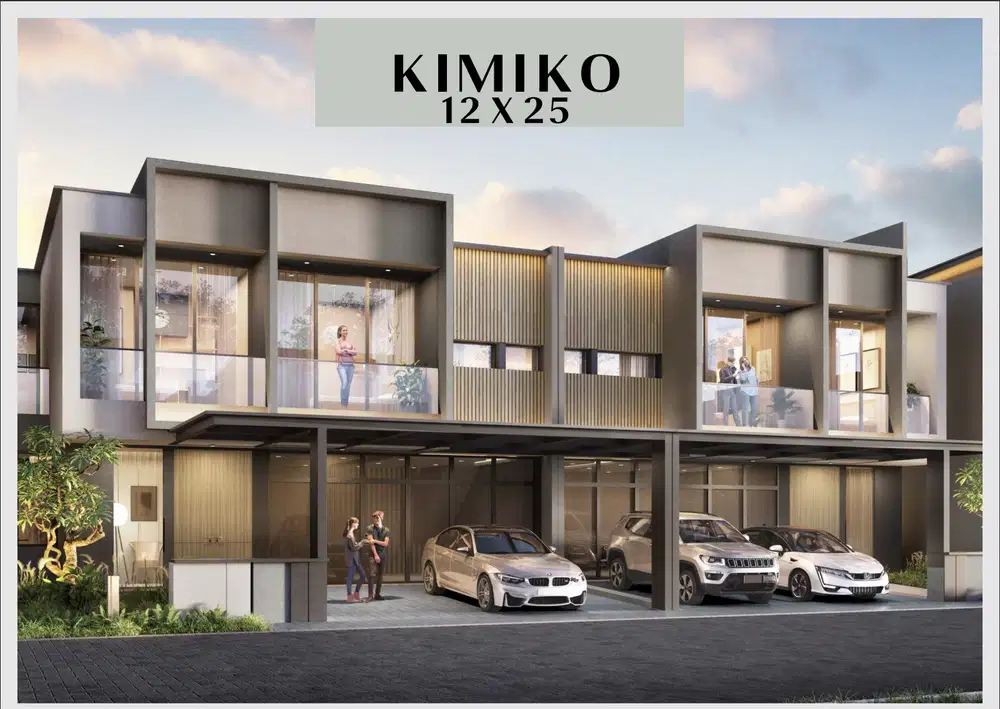 Rumah 3 Lantai Okinawa Pasir Putih Residence di PIK 2