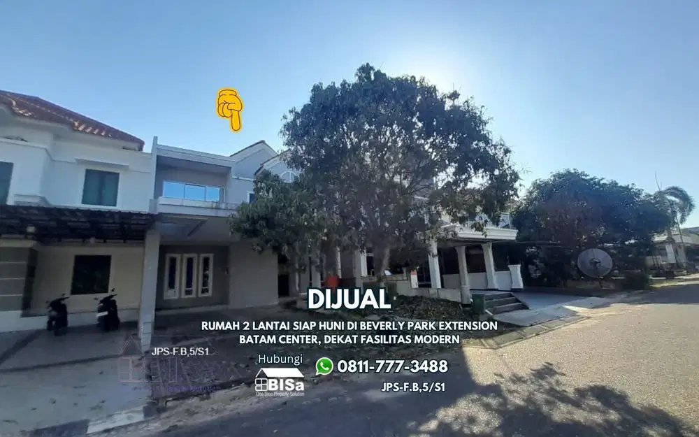Rumah 2 Lantai Siap Huni di Beverly Park Extension Batam Center
