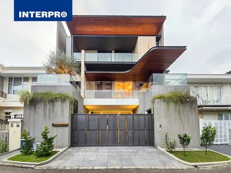 Rumah Mewah 3,5 Lantai Puri Indah Modern Tropical Design Full Furnish
