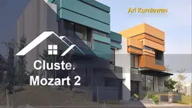 Cluster Mozart View Danau by summarrcon serpong siap huni L12 selatan