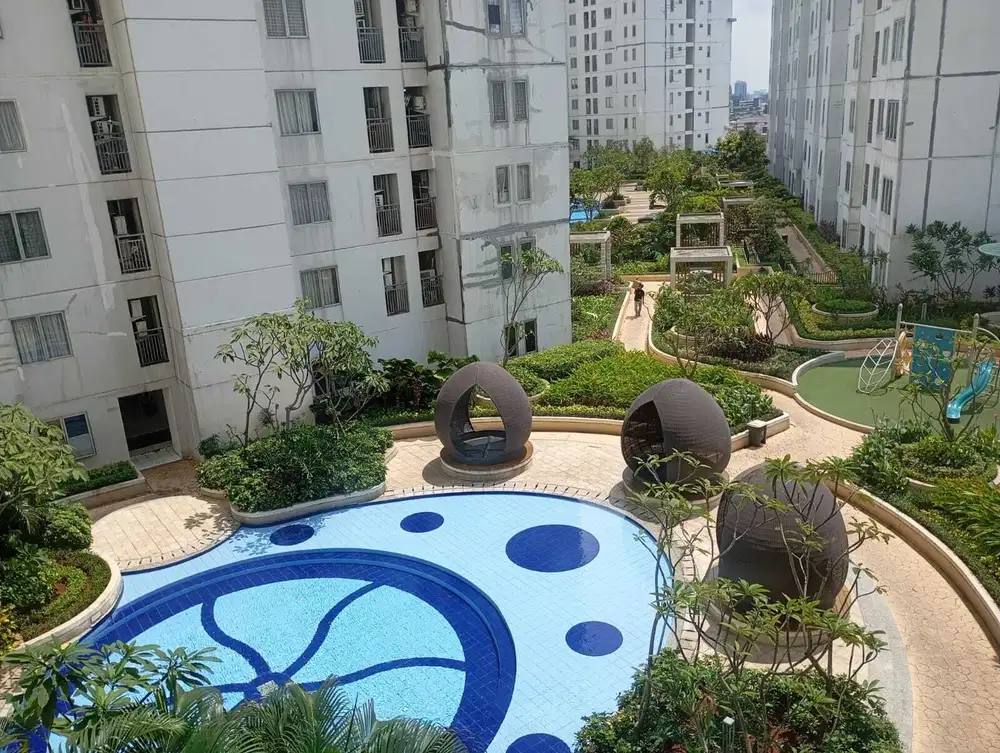 Sewa bulanan type 2 br tower dahlia lantai rendah siap huni