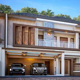 Rumah Mewah konsep Modern 2 Lantai di SoloBaru