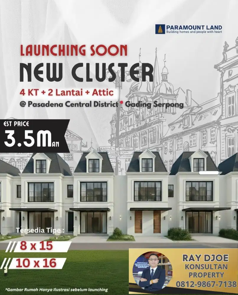 Rumah mewah murah 3 lantai tangerang